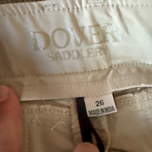 Dover Saddlery Womens Beige Breeches Riding Pants Size 26 Equestrian Wear - Picture 3 of 8